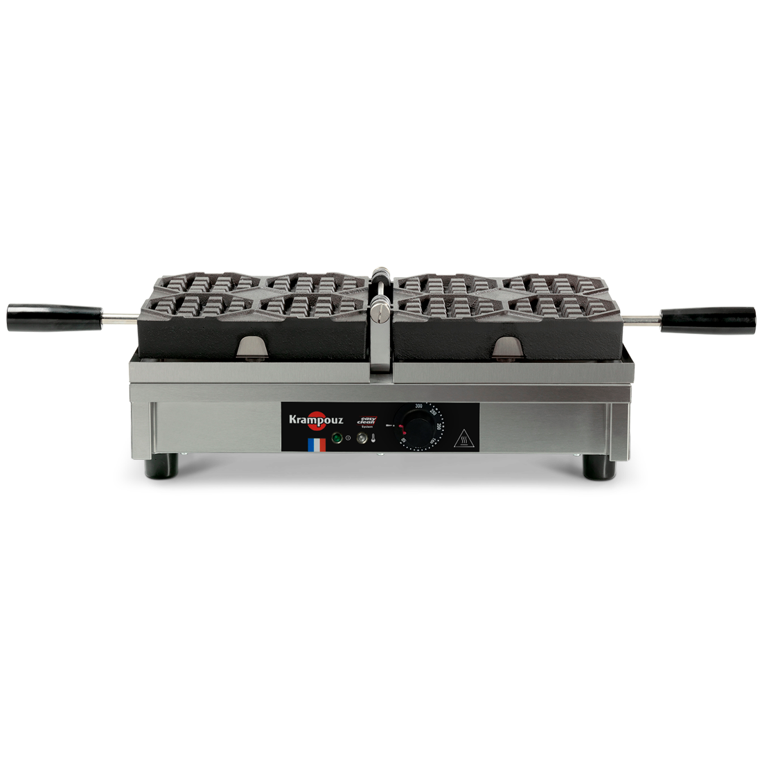 מכונת וופל Waffle Pop מקצועית בפתיחה 180° – 4 יחידות
